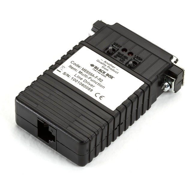Black Box Async-Sync RS232 Extender over CATx - DB25 Female to RJ-11-RJ-45-Terminal Block