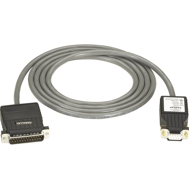 Black Box Async RS-232 to Parallel Converter - DB9 to DB25, Interface-Powered