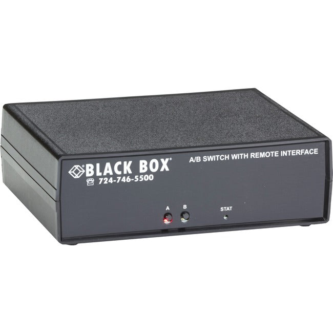 Black Box DB9 A-B Switch - Latching, Remote Control, Dry Contact