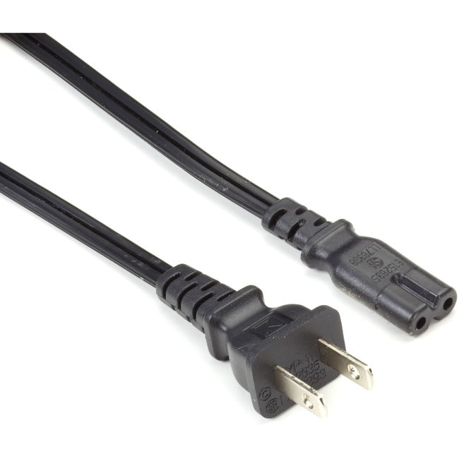 Black Box Power Cord - 18AWG, NEMA 1-15P to IEC-C7