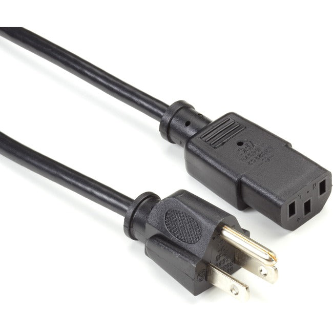 Black Box Power Cord - NEMA 5-15P to IEC-60320-C13, 10-ft. (3.0-m)