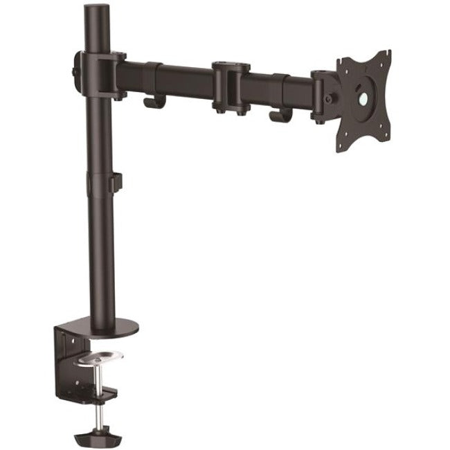 StarTech.com Desk Mount Monitor Arm 8kg VESA Displays - Articulating Single Monitor Pole Mount - Height Adjustable Arm - Clamp-Grommet