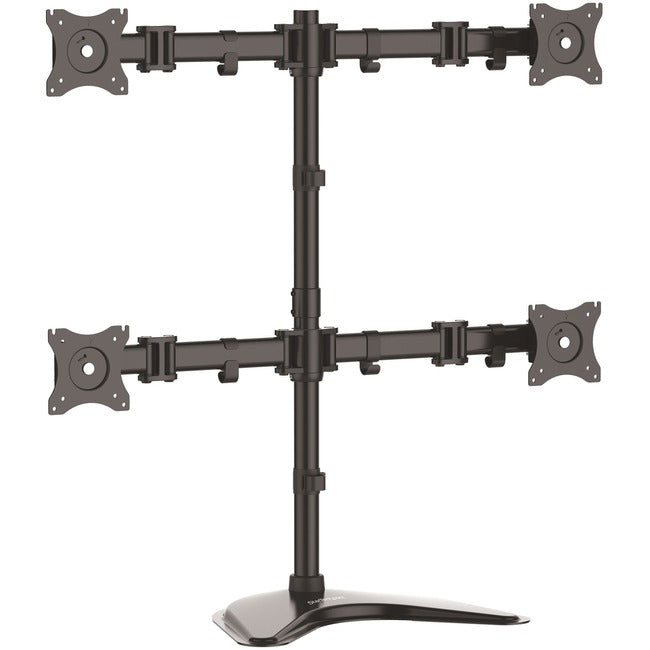 StarTech.com Quad Monitor Stand - Crossbar - Steel - Monitors up to 27"- Vesa Monitor - Computer Monitor Stand - Monitor Arm