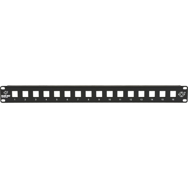 Black Box Multimedia Patch Panel - 1U, 16-Port