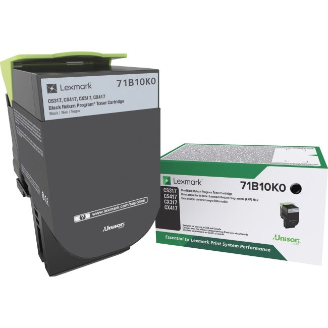 Lexmark Original Toner Cartridge - Black