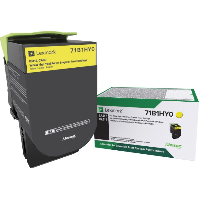 Lexmark Original Toner Cartridge - Yellow