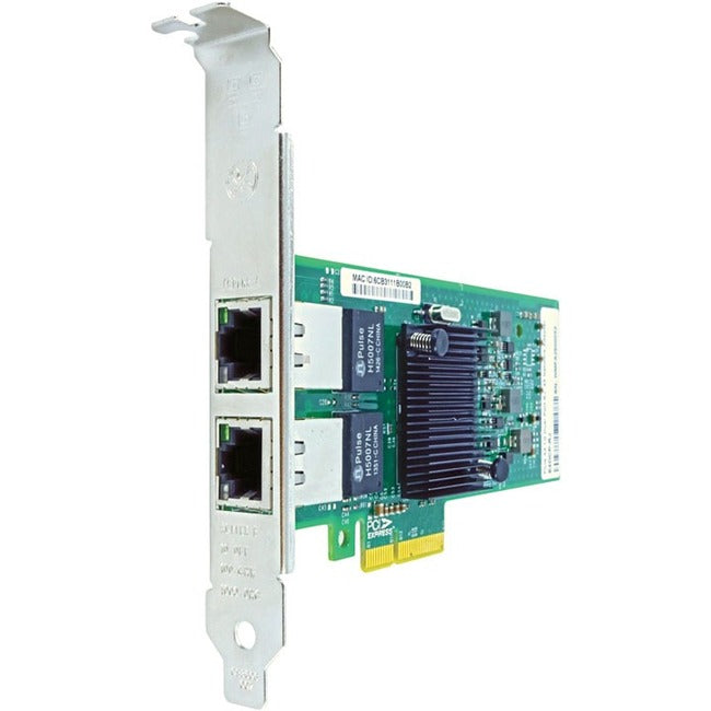 Axiom 10-100-1000Mbs Dual Port RJ45 PCIe x4 NIC Card for Dell - 430-4431