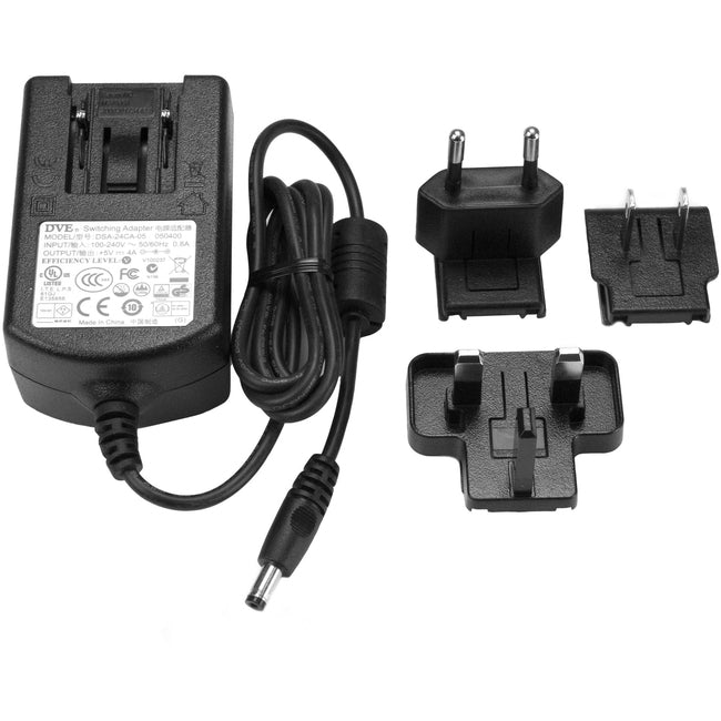 Star Tech.com Replacement 5V DC Power Adapter - 5 Volts, 4 Amps