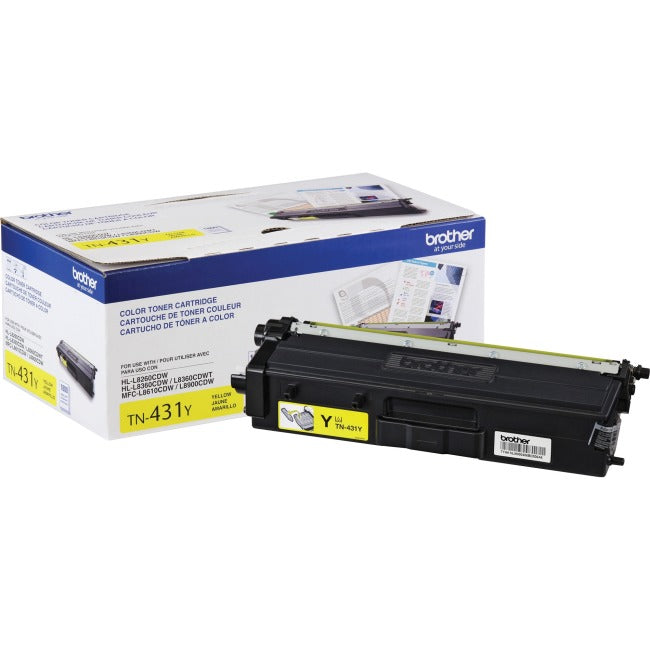 Brother TN431Y Original Toner Cartridge - Yellow