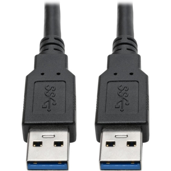 Tripp Lite U325-006 USB 3.0 SuperSpeed A-A Cable (M-M), Black, 6 ft.