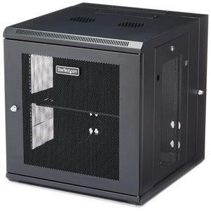 StarTech.com 12U 19" Wall Mount Network Cabinet - 20" Deep Hinged Locking IT Data Enclosure - Flexible Vented Rack w-Shelf - Switch Depth  FRN