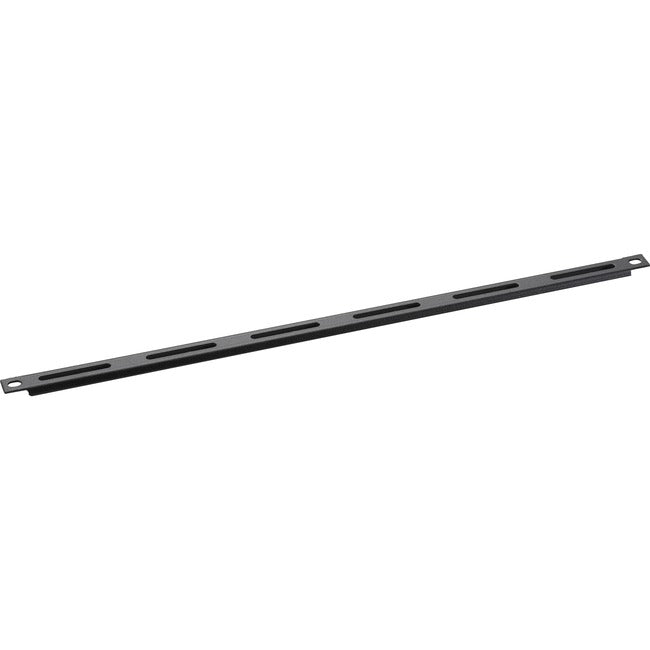 Black Box 19" Horizontal IT Rackmount Cable Manager - 1U, Single-Sided, Black