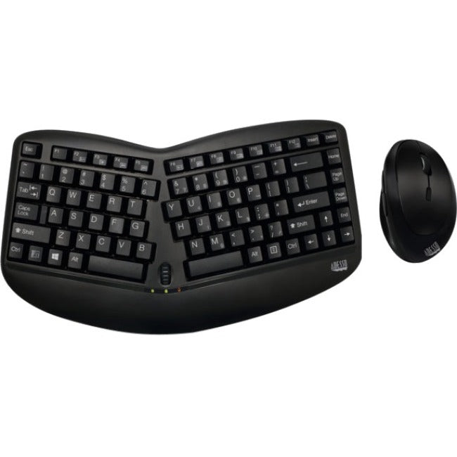 Adesso Tru-Form Wireless Ergo Mini Keyboard & Mouse