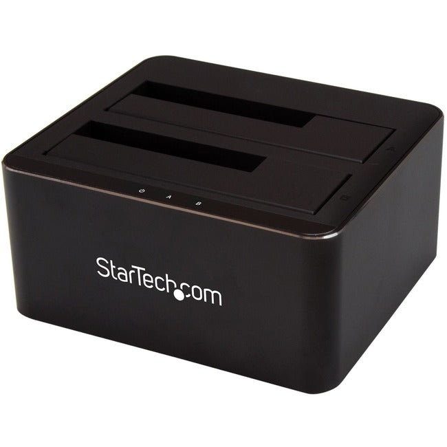 StarTech.com Dual Bay SATA HDD Docking Station for 2 x 2.5 - 3.5" SATA SSD - HDD - USB 3.0 - SATA Hard Drive Docking Station