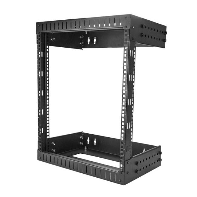 StarTech.com 12U 19" Wall Mount Network Rack - Adjustable Depth 12-20" Open Frame for Server Room -AV-Data-Computer Equipment w-Cage Nuts