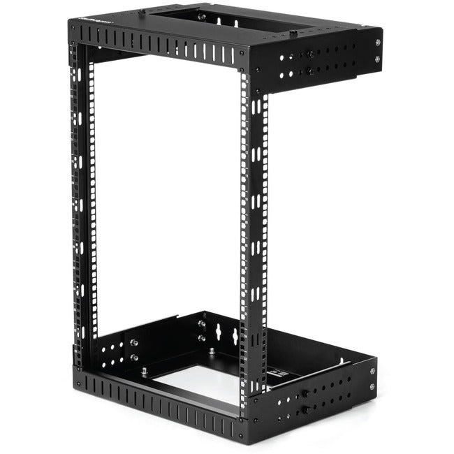 StarTech.com 15U 19" Wall Mount Network Rack - Adjustable Depth 12-20" Open Frame for Server Room -AV-Data-Computer Equipment w-Cage Nuts