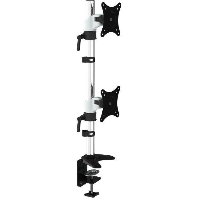 Amer Mounts Hydra HYDRA2V Desk Mount for Monitor - White, Black, Chrome