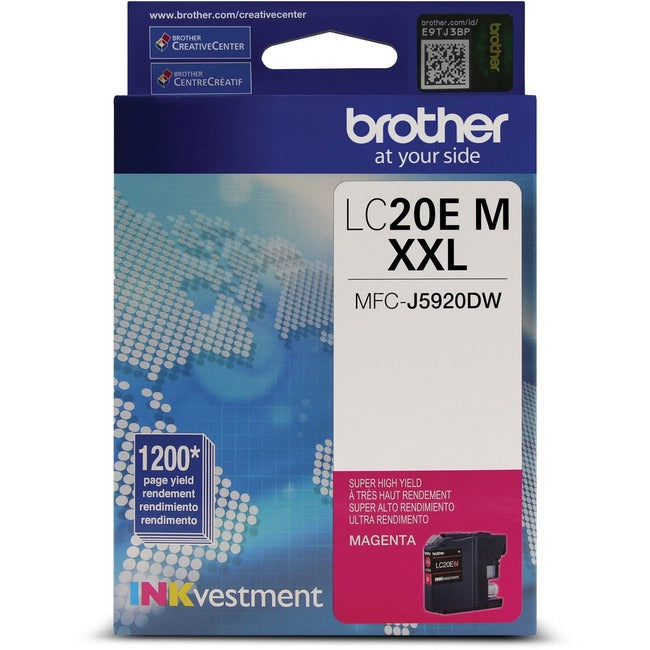 Brother INKvestment LC20EMS Original Ink Cartridge - Magenta