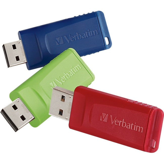 Verbatim 16GB Store 'n' Go USB Flash Drive - 3pk - Red, Green, Blue