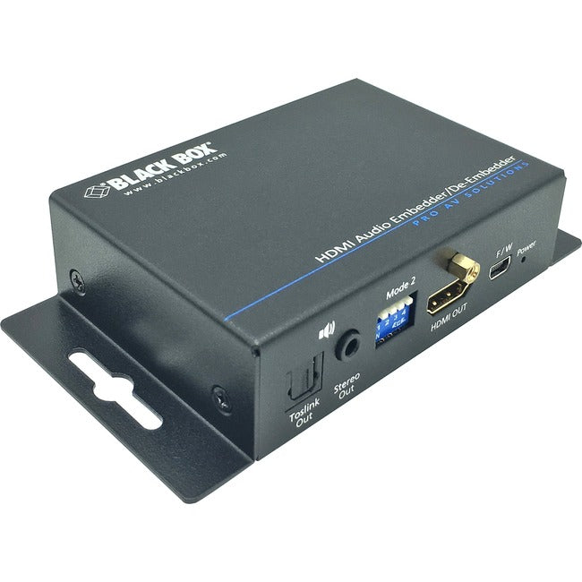 Black Box Audio Embedder-De-embedder - HDMI 2.0