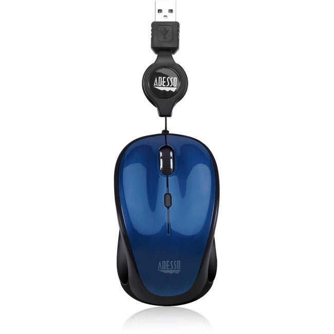 Adesso iMouse S8L - USB Illuminated Retractable Mini Mouse