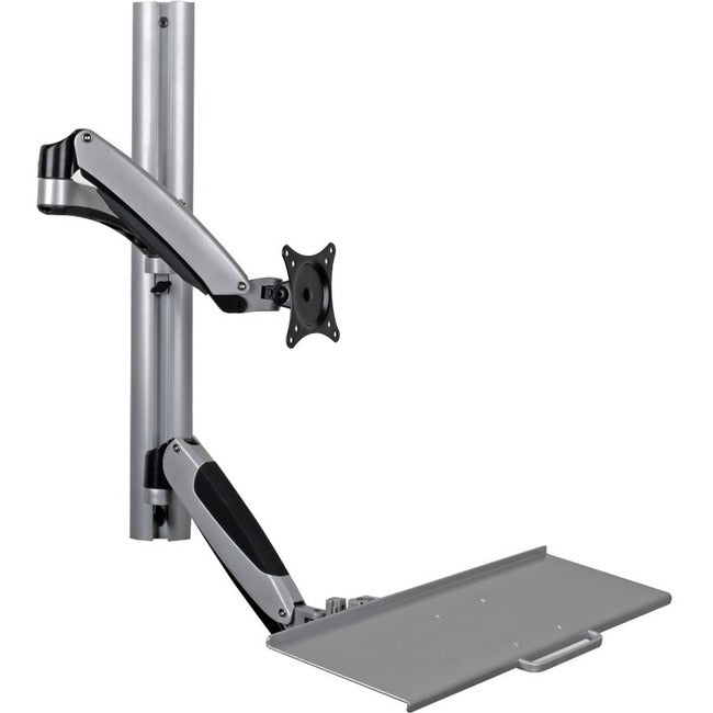 Tripp Lite WorkWise WWSS1327RWTC Wall Mount for Workstation, Thin Client, Keyboard, Monitor, Flat Panel Display, TV - Black, Silver