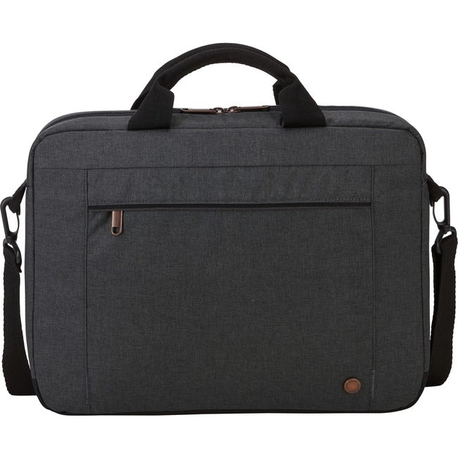 Case Logic Era Carrying Case (Attaché) for 14" Notebook, Accessories, Tablet PC, Cellular Phone - Obsidian