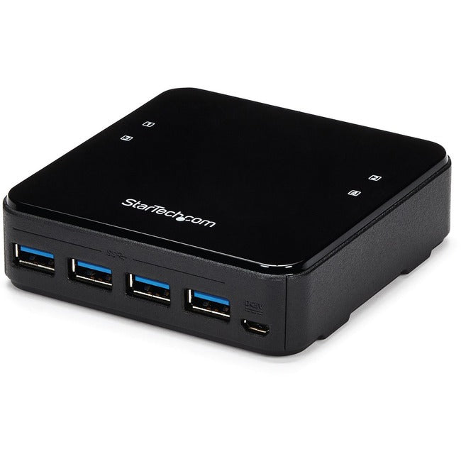 StarTech.com 4X4 USB 3.0 Peripheral Sharing Switch - USB Switch for Mac - Windows - Linux - 4 Port USB 3.0 Switch - USB A-B Switch