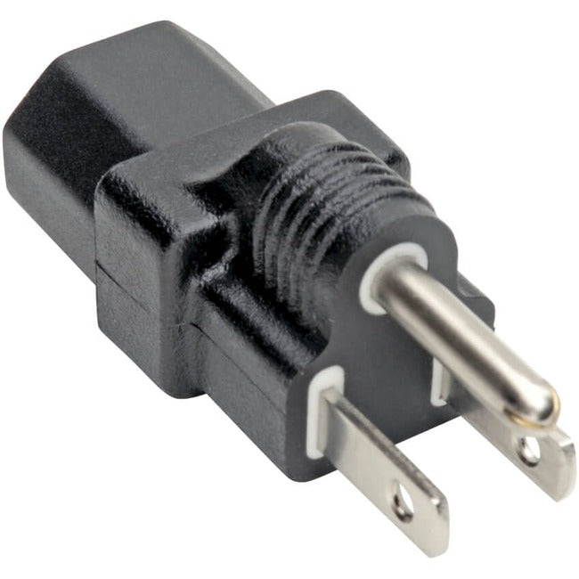 Tripp Lite NEMA 5-15P to C13 Power Cord Adapter - 10A, 125V, Black