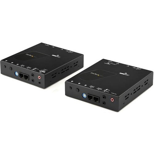 StarTech.com HDMI over IP Extender Kit with Video Wall Support - 1080p - HDMI over Cat5 - Cat6 Transmitter and Receiver Kit (ST12MHDLAN2K)