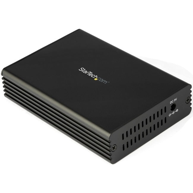 StarTech.com 10GbE Fiber Ethernet Media Converter 10GBASE-T- SFP to RJ45 Single Mode-Multimode Fiber to Copper Bridge 10Gbps Network