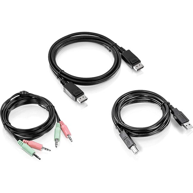 TRENDnet 6 ft.DisplayPort,USB,and Audio KVM Cable Kit