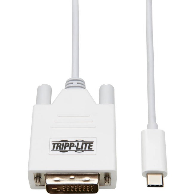 Tripp Lite U444-010-DE USB-C to DVI Adapter Cable (M-M), White, 10 ft. (3 m)