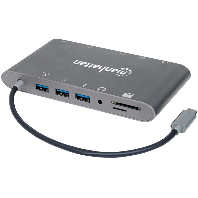 Manhattan SuperSpeed USB-C to 7-in-1 Docking Station