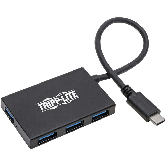 Tripp Lite U460-004-4A-G2 USB 3.1 C Hub, 10 Gbps, Aluminum Housing