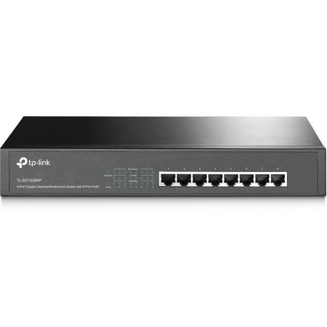 TP-Link 8-Port Gigabit Desktop-Rackmount Switch with 8-Port PoE+