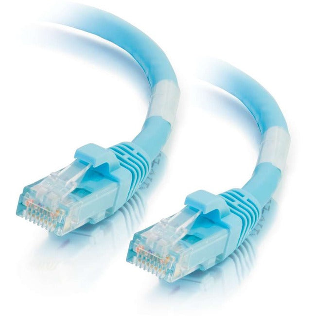 C2G 100ft Cat6a Snagless Unshielded (UTP) Network Patch Ethernet Cable-Aqua