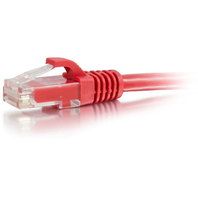 C2G 2ft Cat6a Snagless Unshielded (UTP) Network Patch Ethernet Cable-Red