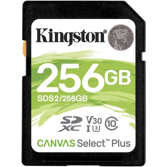 Kingston Canvas Select Plus 256 GB Class 10-UHS-I (U3) SDXC - 1 Pack