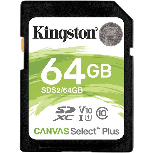 Kingston Canvas Select Plus 64 GB Class 10/UHS-I (U1) SDXC
