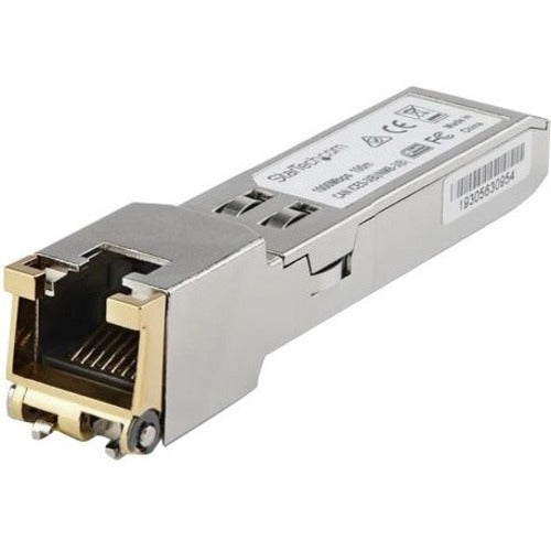 StarTech.com Cisco GLC-TE Compatible Module - SFP to RJ45 - 1000BASE-T 1G Copper Cat6-Cat5e Industrial Transceiver - Extended Temp 100m