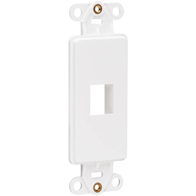 Tripp Lite Center Plate Insert, Decora Style - Vertical, 1 Port