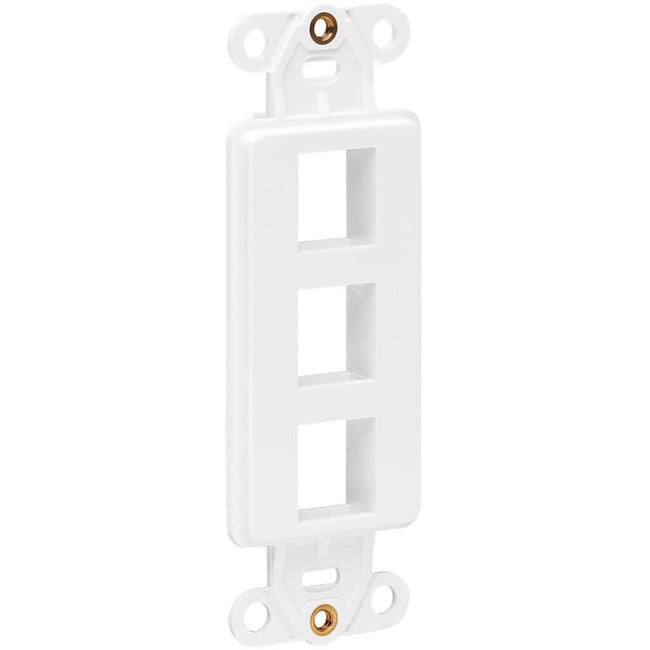 Tripp Lite Center Plate Insert, Decora Style - Vertical, 3 Ports