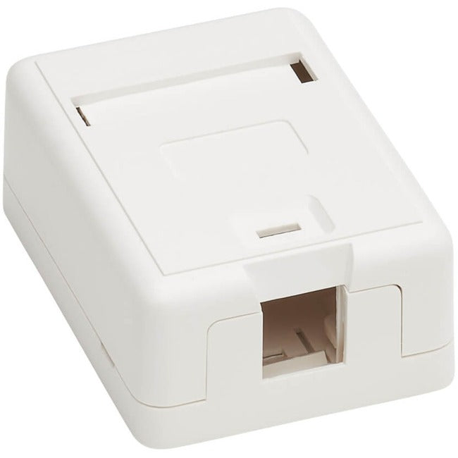 Tripp Lite Surface-Mount Box for Keystone Jack - 1 Port, White