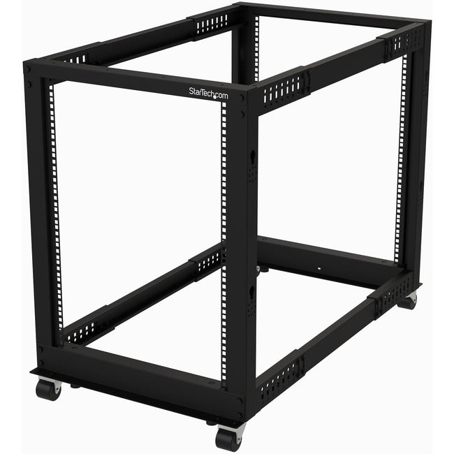 StarTech.com 15U 19" Open Frame Server Rack - 4 Post, Adjustable Depth 22 to 40" - Mobile Network Equipment Rack - HP ProLiant ThinkServer  FRN