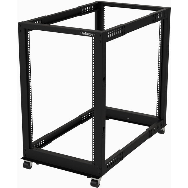 StarTech.com 18U 19" Open Frame Server Rack - 4 Post, Adjustable Depth 22 to 40" - Mobile Network Equipment Rack - HP ProLiant ThinkServer  FRN