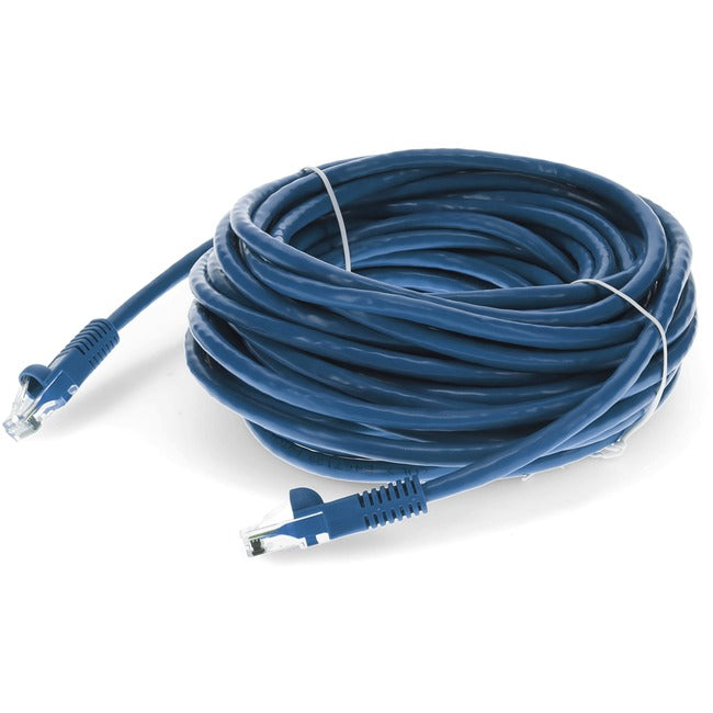 AddOn 30ft RJ-45 (Male) to RJ-45 (Male) Blue Cat.6 Straight STP PVC Copper Patch Cable