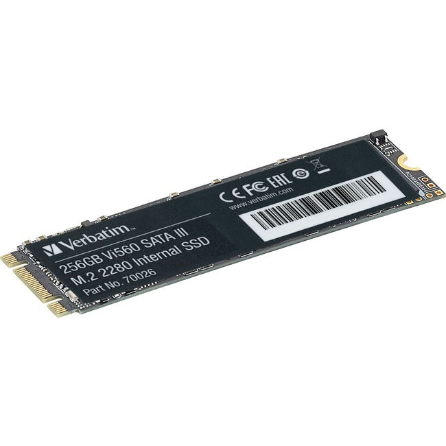 Verbatim Vi560 256 GB Solid State Drive - M.2 2280 Internal - SATA (SATA-600)