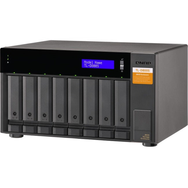 QNAP TL-D800S Drive Enclosure SATA-600 - Mini-SAS Host Interface Tower