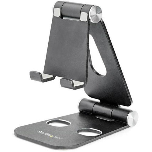 StarTech.com Phone and Tablet Stand - Foldable Universal Mobile Device Holder - Smartphones-Tablets - Adjustable Cell Phone Stand for Desk